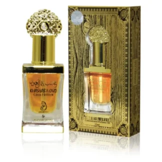 KHASHAB & OUD GOLD EDITION from ARABIYAT, Non Alcoholic Concentrated Perfume Oil or Attar for Unisex, 12 ml